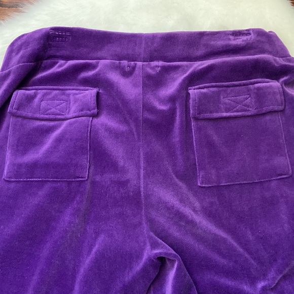 EUC purple velour track suit - Picture 7 of 16